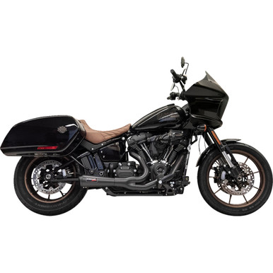 Bassani Xhaust #1S74RBE - 2-into-1 The Ripper Short Road Rage Exhaust System - Black