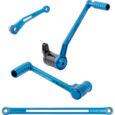 Arlen Ness #420-134 - SpeedLiner Foot Control Kit - Solo - Blue