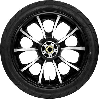 Coastal Moto #PKG-LAR185BC-ABST - Largo Rear Wheel - Black Cut (18") | Dunlop Tire (180/55B18)