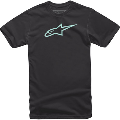 Alpinestars #1032720301087M - Ageless T-Shirt - Black/Mint - Medium