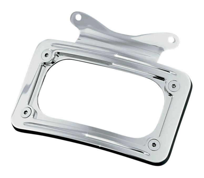Kuryakyn Curved License Plate Frame Mount For Harley 2006-2013