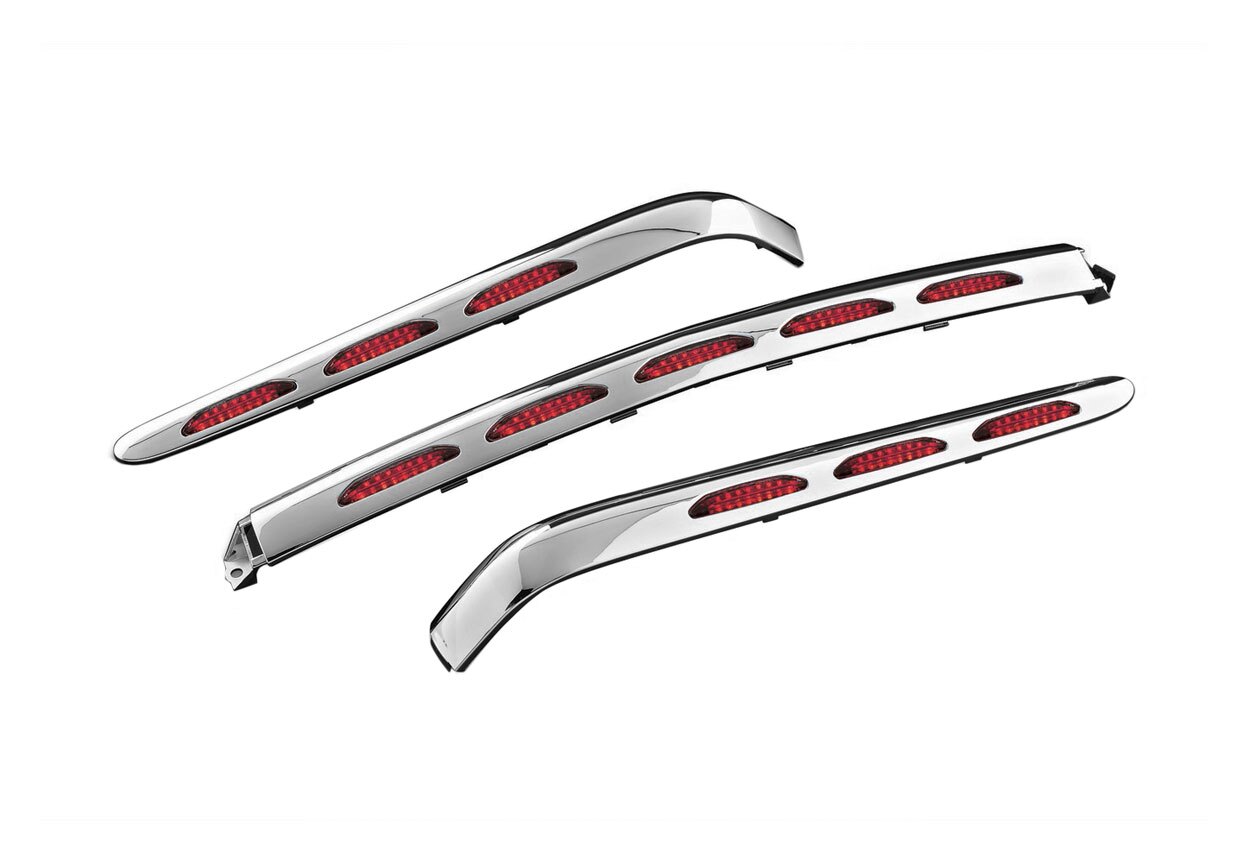Kuryakyn LED Trunk Molding with Red Lenses Honda Gold Wing 2001-2010