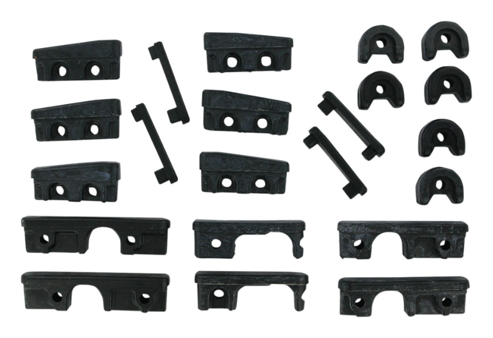 Kuryakyn Replacement Rubber Pads For Transformer Floor Board