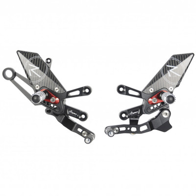 Lightech R Version Rearsets Aprilia Tuono V4 / 1100 Factory 18-22 Standard Shift