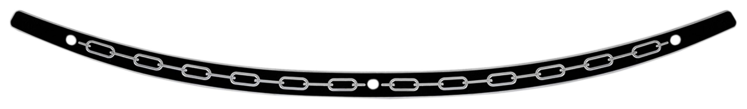 Memphis Shades Chain Windshield Trim For Harley Touring 2014-2025