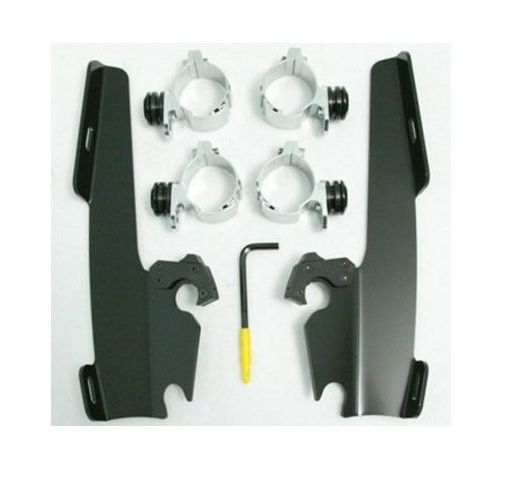 Memphis Shades Fats / Slim / Batwing Trigger-Lock Mount Kit For Harley Softail 1986-2017
