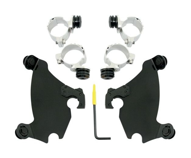 Memphis Shades Gauntlet Fairing Trigger-Lock Mount Kit For Harley 1986-2021