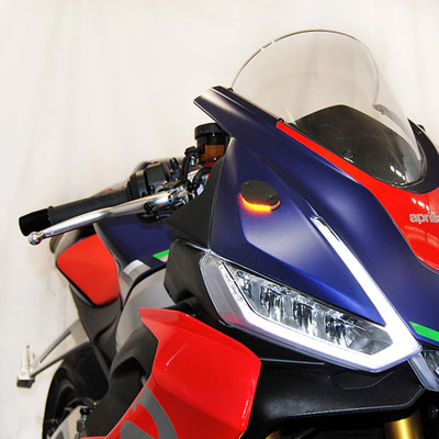 New Rage Cycles Aprilia RS660 21-26 Mirror Eliminators w/ LED Turn Signals