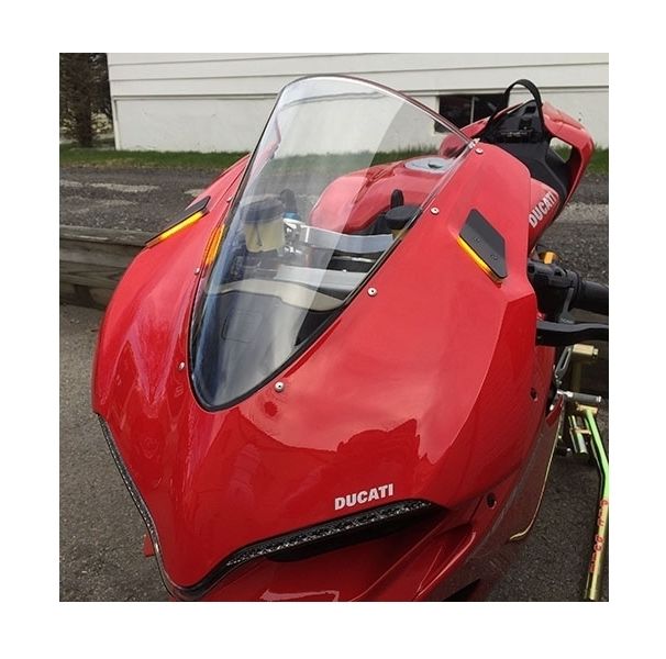 New Rage Cycles Mirror Block Off LED Turn Signals Ducati 1299 Panigale