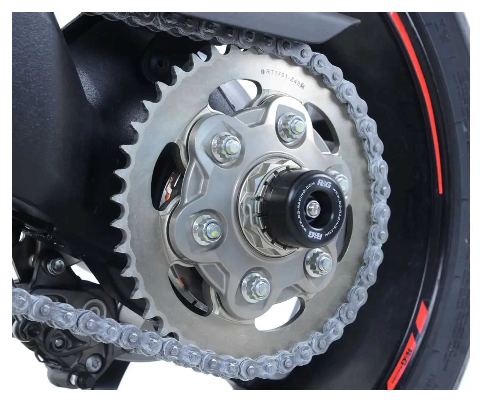 R&G Racing Rear Axle Sliders Ducati Multistrada 1200 / 1260 / Panigale V2 / SuperSport / 950