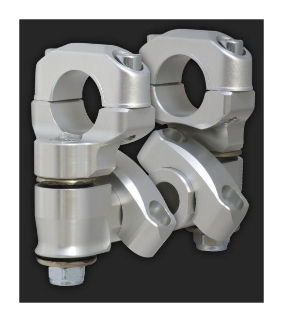 Rox Anti Vibe Handlebar Risers BMW R1200GS / R1250GS / Adventure