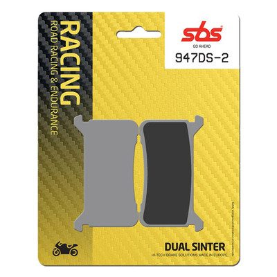 SBS Honda CBR1000RR 17-23 DS-2 Racing Front Brake Pads (Tokico Caliper)