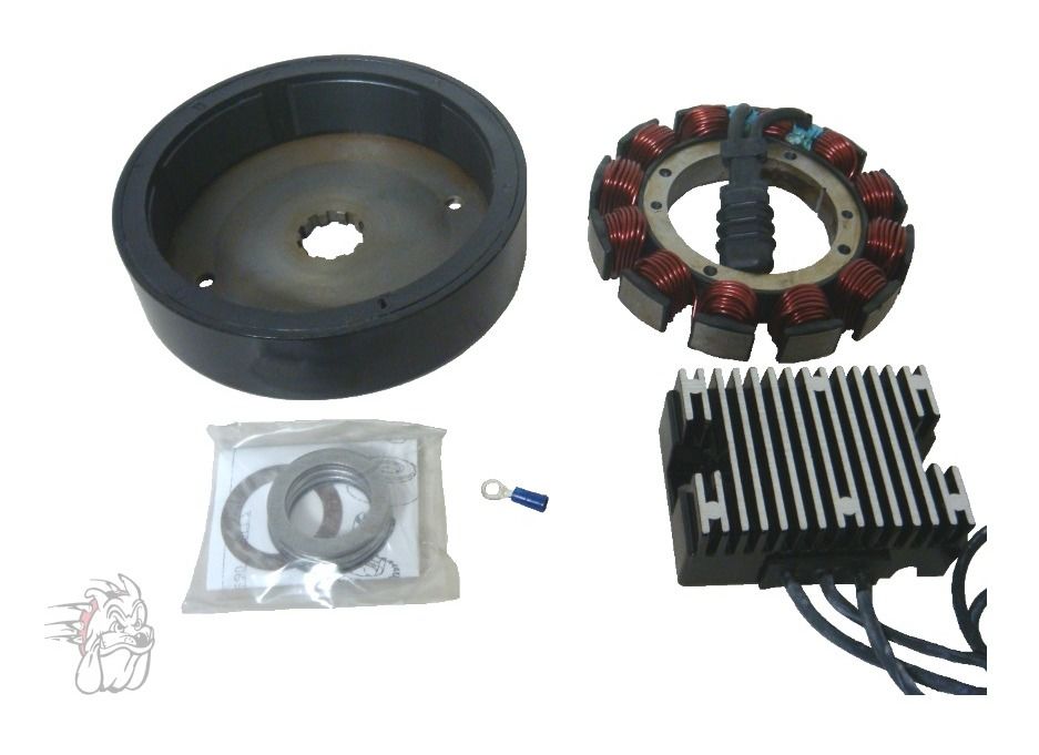 Spyke Heavy Duty 32 Amp Charging System For Harley Big Twin 1970-1999