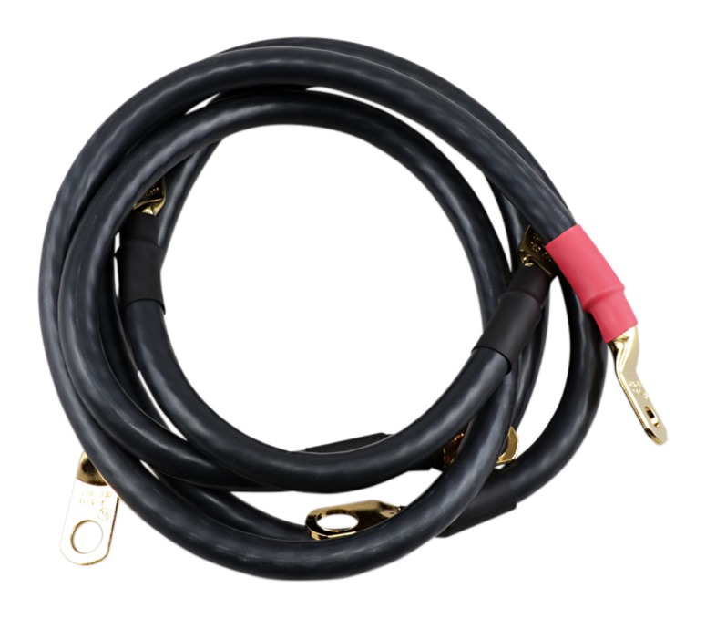 Terry Components Heavy Duty Battery Cables For Harley Touring 1980-1988