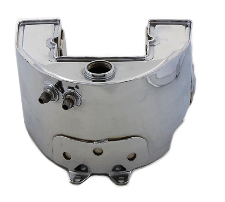 V-Twin Replica Chrome TT Bobber Short Oil Tank
