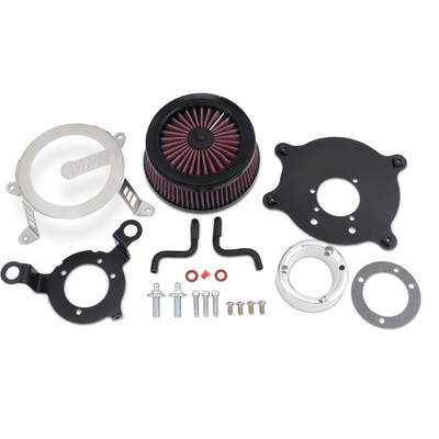 Vance & Hines 1999-2006 Harley-Davidson Wide Glide FXDWG VO2 Cage Fighter Air Intake Kit - Brushed