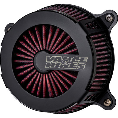Vance & Hines 2005-2014 Harley-Davidson Super Glide Custom EFI FXDCI VO2 Cage Fighter Air Intake Kit - Black Contrast