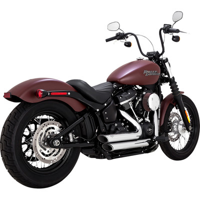 Vance & Hines 2018-2019 Harley-Davidson Softail Fat Bob FXFB Shortshots Staggered Exhaust System - Chrome