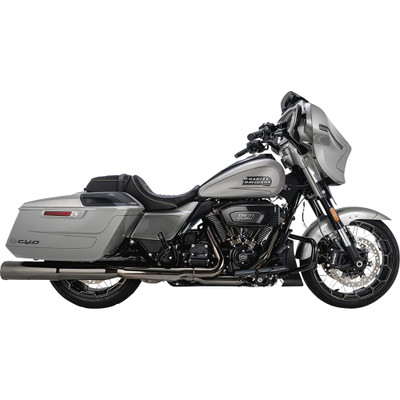 Vance & Hines 2024 Harley-Davidson Road Glide Police FLTRXP Hi-Output Slip-On Mufflers - Dark Chrome - 4-1/2"