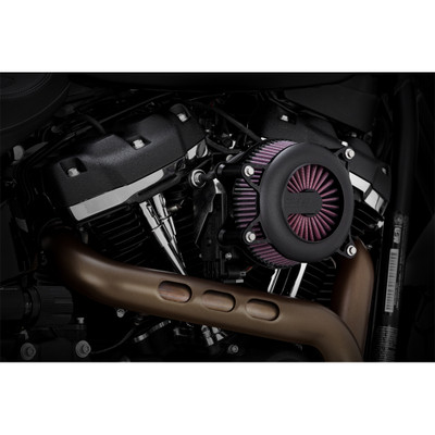 Vance & Hines 2024 Harley-Davidson Road King Police FLHP VO2 Rogue Air Intake Kit - Wrinkle Black