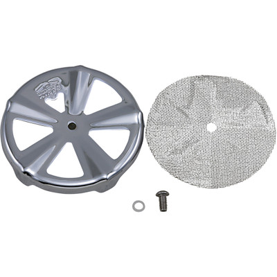 Vance & Hines Skullcap Crown Air Cleaner Cover - Chrome
