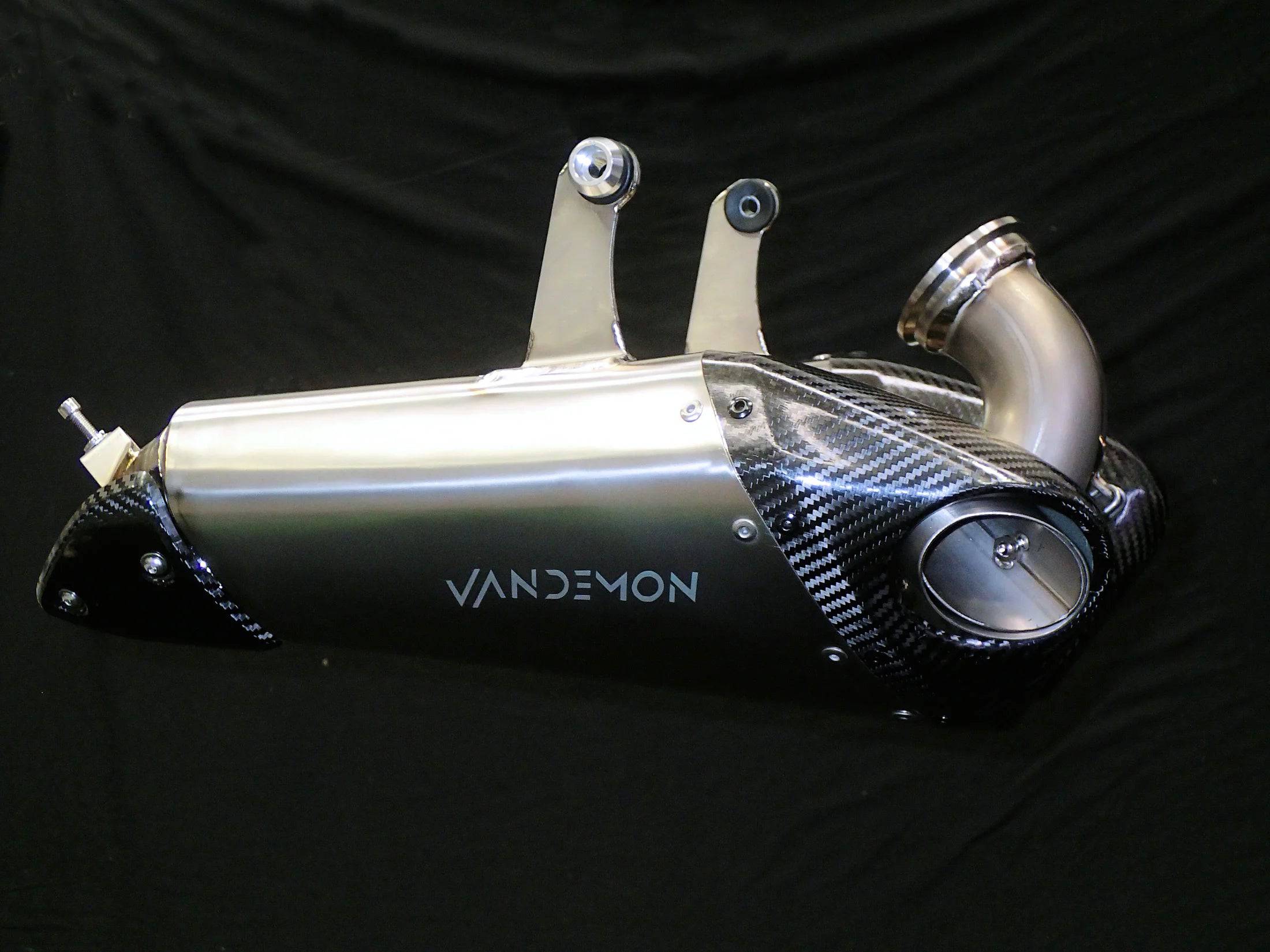 Vandemon Titanium Belly Slip-On Ducati V2 Panigale & Streetfighter 202