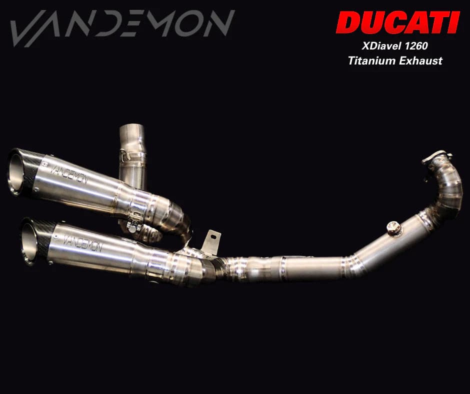 Vandemon Titanium Exhaust System Ducati XDiavel & Diavel S 1260 2016-2