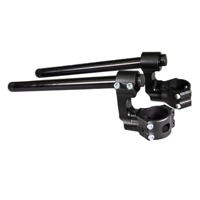 Woodcraft Kawasaki Z650 17-26 75mm Rise Side Mount Adjustable Clip Ons