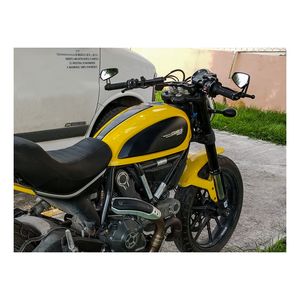 Woodcraft Clip-On Risers w/ Adapter Plate Ducati Scrambler